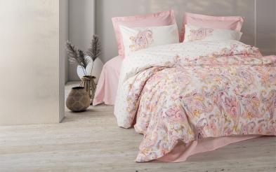 4 piese 200/220 cm; Ranforce 100 % Bumbac Lenjerie de pat Moona 4 piese 200/220 cm; Ranforce 100 % Bumbac